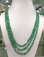 347.00/CT Natural Emerald Beads
